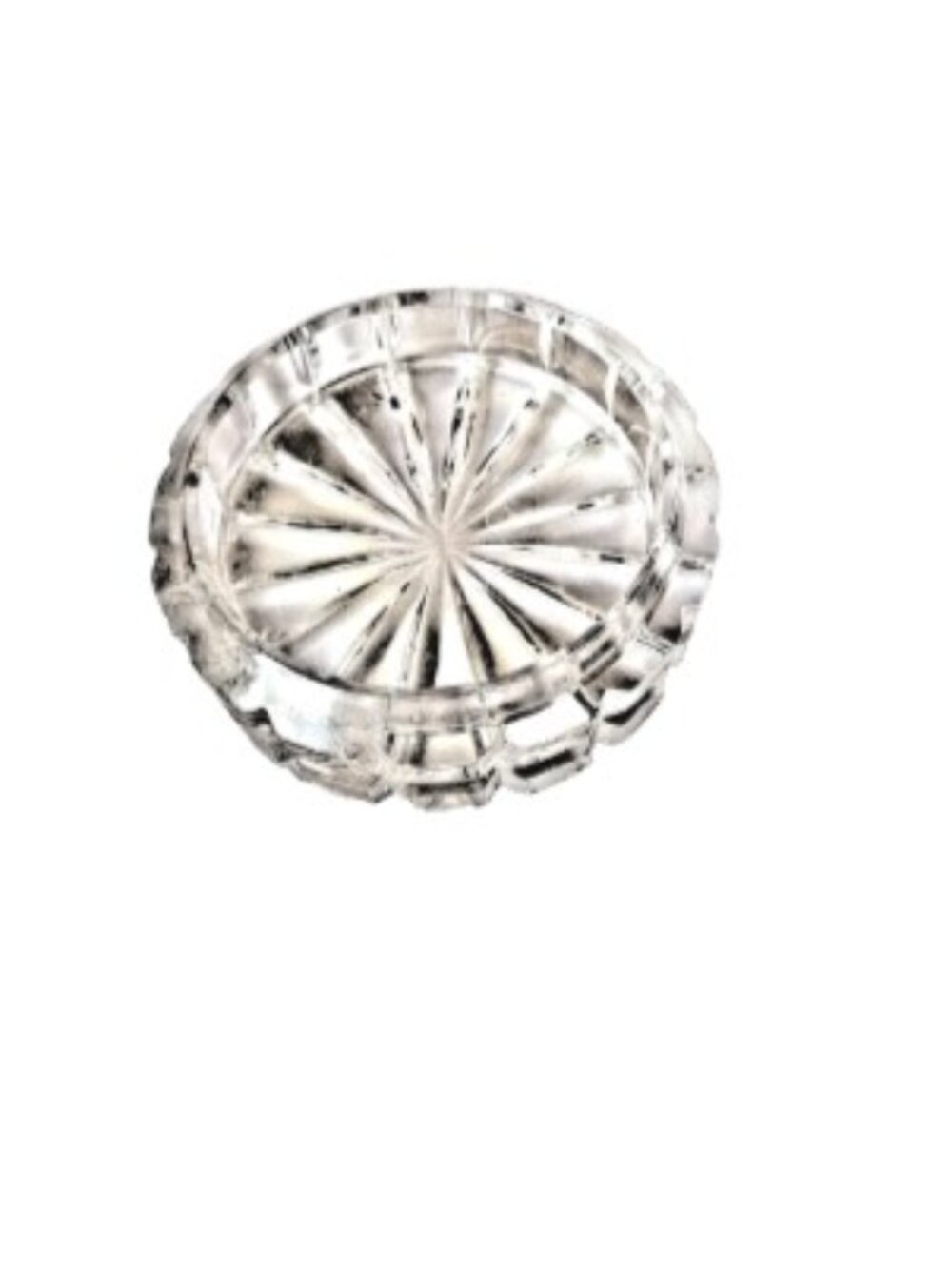 Vintage Waterford morrow 5" crystal ashtray
